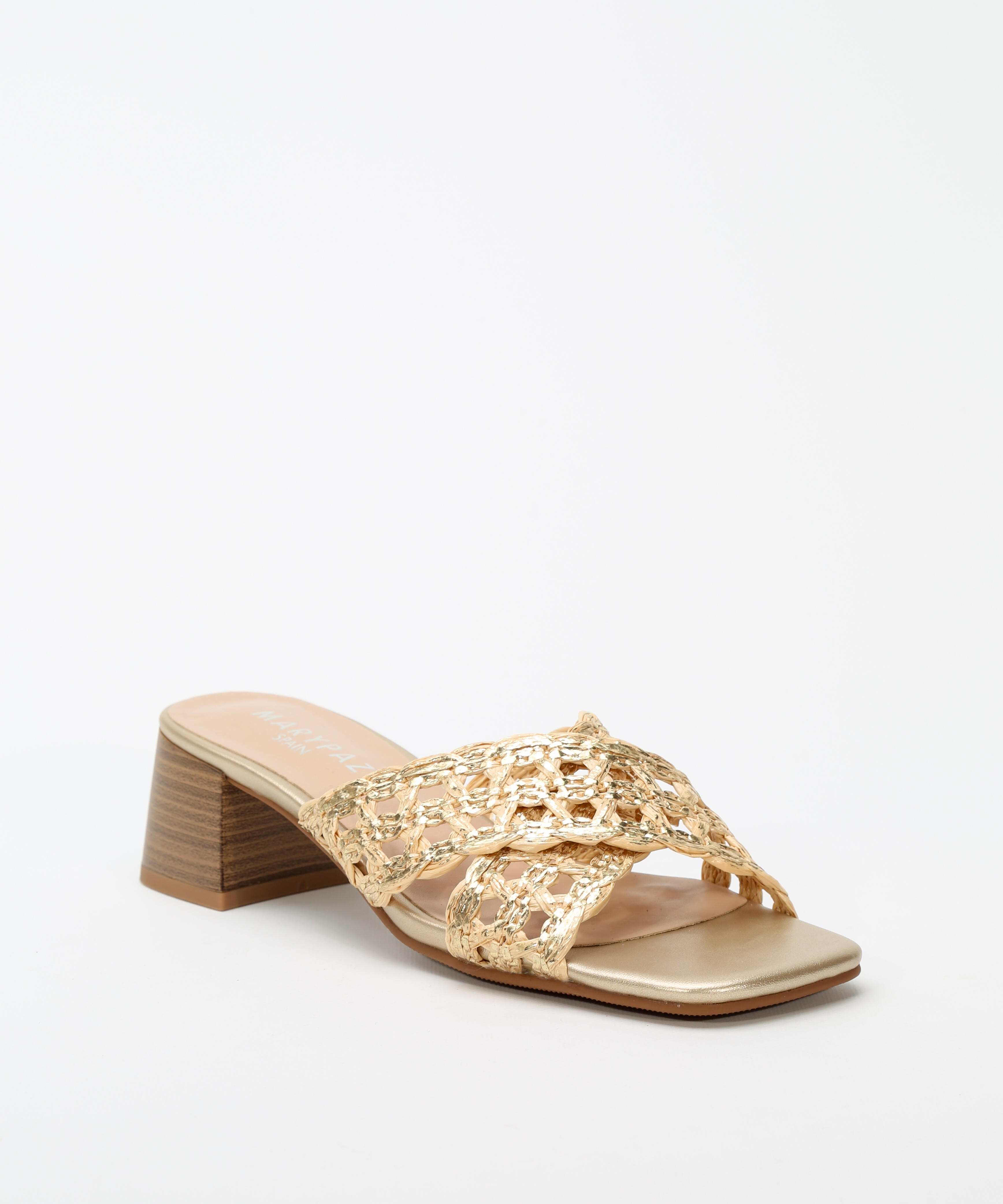 Sandalias tacón cruceta
